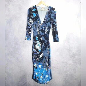 FUZZI by John Paul Gaultier Vintage Floral Bodycon Mini Dress Women's Medium